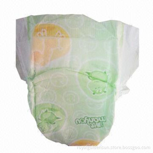 Baby Diapers with Elastic Ears and Hook-and-loop Tapes